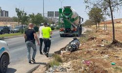 Gaziantep’te beton mikserinin altında kalan motosikletteki kadın öldü