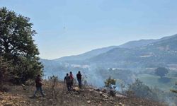 Gönen’de arazi ve anız yangını söndürüldü
