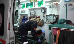 Orman yangınına yardım için yola çıkan baba-oğul kaza yaptı
