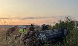 Tekirdağ’da feci kaza: Ergene'de otomobil takla attı 2 ölü