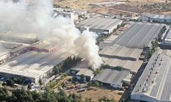 Gaziantep'te halı fabrikasında yangın çıktı
