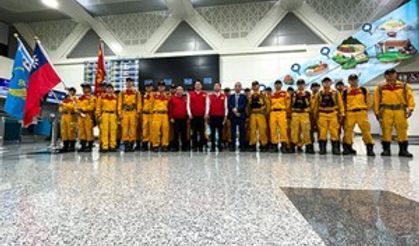 Arama kurtarma ekipleri, Tayvan’dan Türkiye'ye hareket etti 