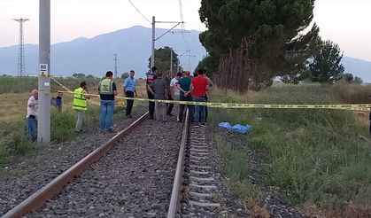 Manisa'da tren kadını öldürdü