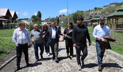 Başkan Demir, yol yapım çalışmalarını yerinde inceledi