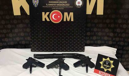 Karaman’da silah ticaretinden gözaltına alınan 1 kişi tutuklandı