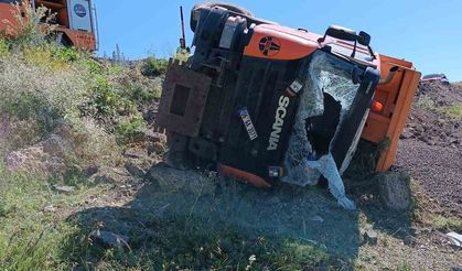 Kars’ta kamyon kazası