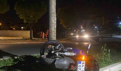 Uşak’ta motosiklet kazası