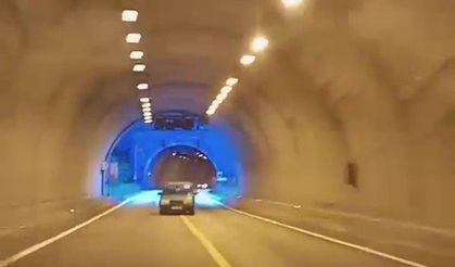 Tünellerde trafiği tehlikeye atan sürücüye ceza