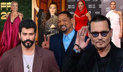 Suudi Arabistan’da rengarenk film festivali... Kırmızı halıda süzülen ünlüler büyüledi!