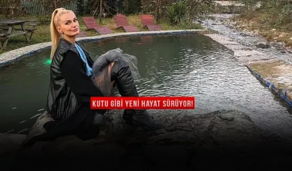 Karavanda yaşamaya başlayan Tuğba Özay'ın doğadaki yeni hayatından kareler...