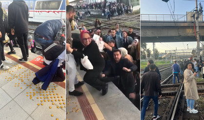 İzmir'de İZBAN arızası: Yolcular raylarda yürümek zorunda kaldı