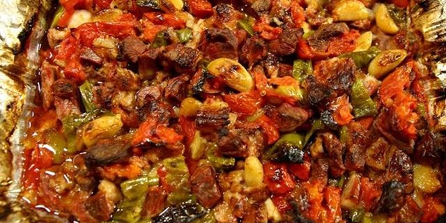 Kayseri'de iftar sofralarının ana yemeği: 'Fırın ağzı'