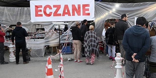 Türk Eczacıları Birliği depremzedeler için 10 ile 26 sahra eczanesi kurdu