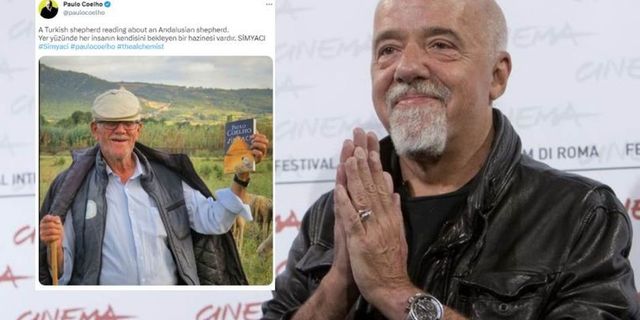 Simyacı'nın yazarı Paulo Coelho'dan 'Türk çoban' paylaşımı