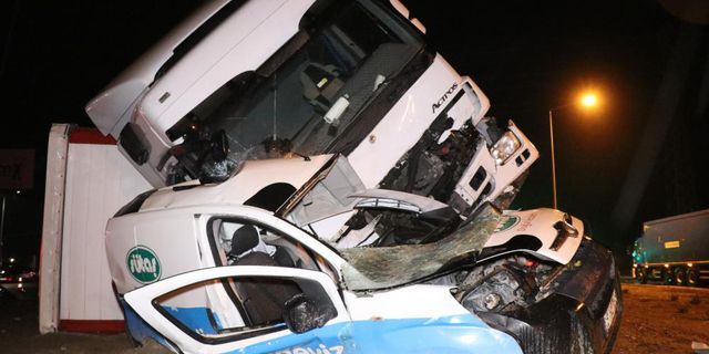 Aksaray'da trafik kazası! 2 ağır yaralı
