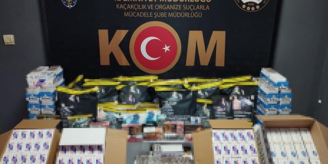 Kırklareli'nde tütün ve makaron operasyonu
