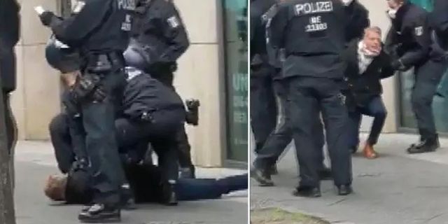 Alman vekil polise mukavemetten gözaltına alındı