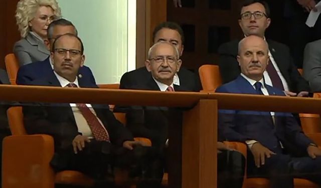 Kemal Kılıçdaroğlu TBMM'de yemin törenini locadan izledi