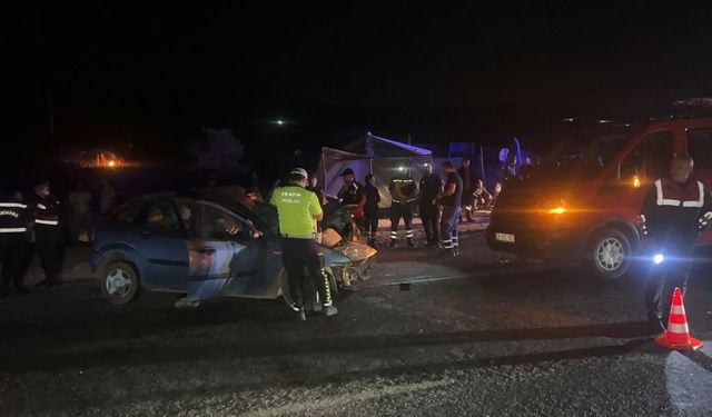 Trafik kazası: 1 ölü, 2 yaralı