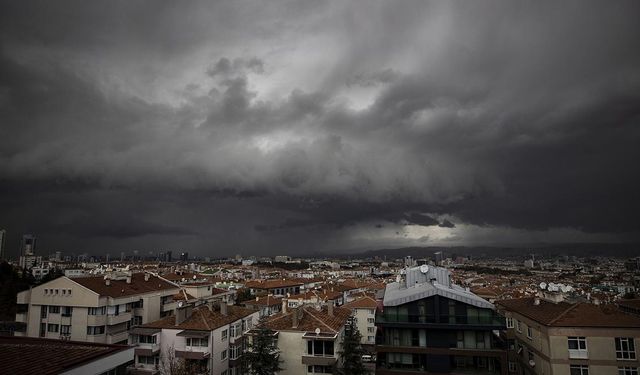 Meteoroloji'den Ankara için kuvvetli yağış uyarısı
