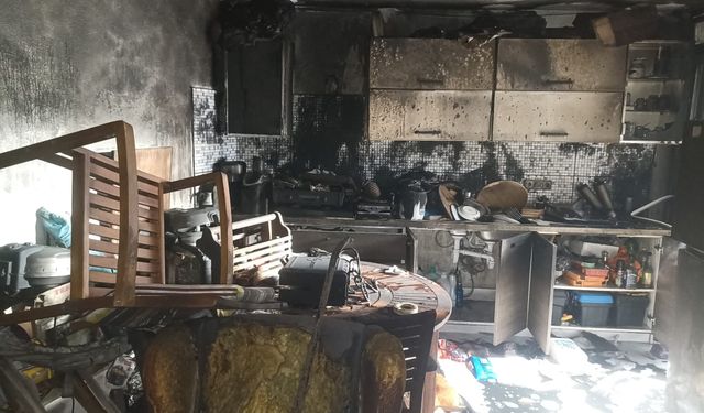 Datça’da ev yangını: Komşuların dikkati büyük faciayı önledi