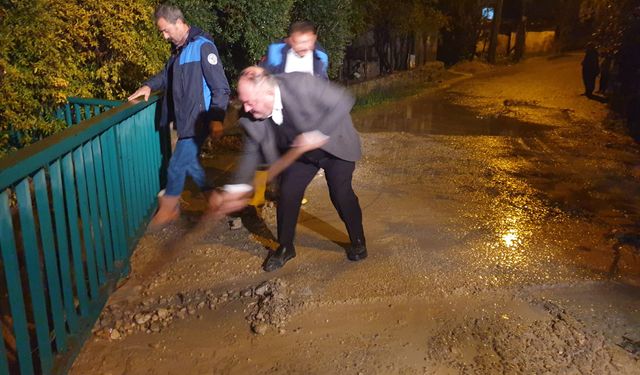 Osmaniye’de şiddetli yağış sonrası Savrun Çayı taştı