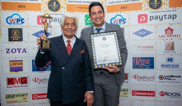 Kazım Akkuş yönetimindeki 3 restoran, Londra’da “Yılın En İyi Türk Restoranı” seçildi