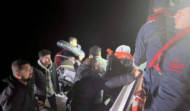 Datça’da göçmen kaçakçılığı operasyonu