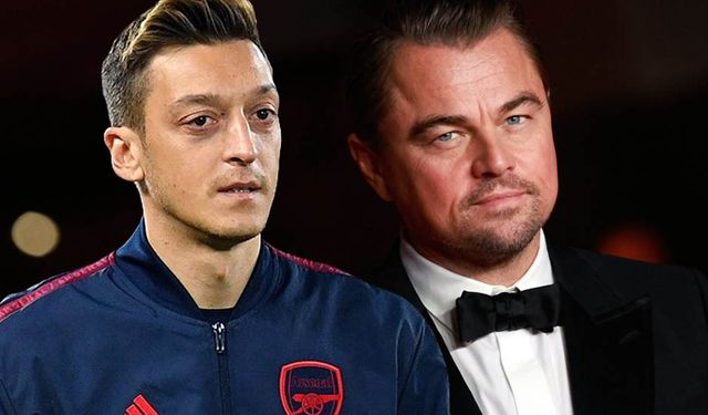 Mesut Özil'den Leonardo Di Caprio'ya imalı gönderme!