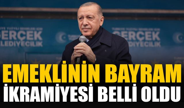 Erdoğan'dan emeklilere müjde: Bayram ikramiyeleri 3 bin lira olacak!