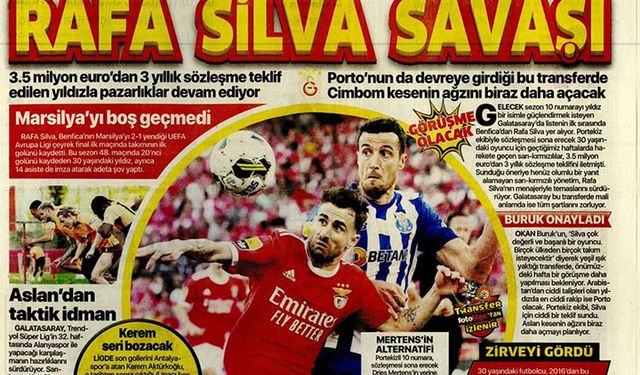 Galatasaray Rafa Silva için harekete geçti