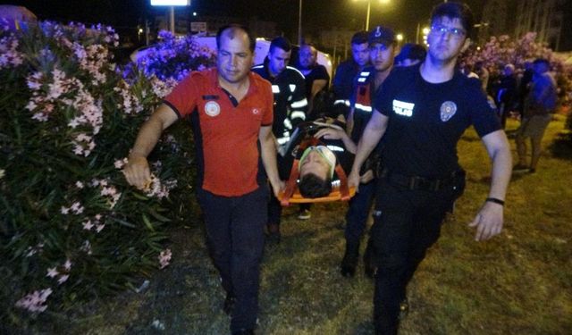 Mersin'de polis minibüsü kazası: 1 yaralı!