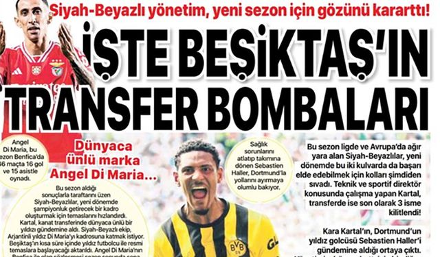 İşte Beşiktaş'ın transfer bombaları