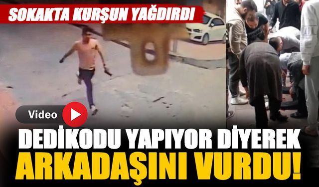 Beyoğlu'nda 16 yaşındaki çocuk arkadaşına kurşun yağdırdı-İzle