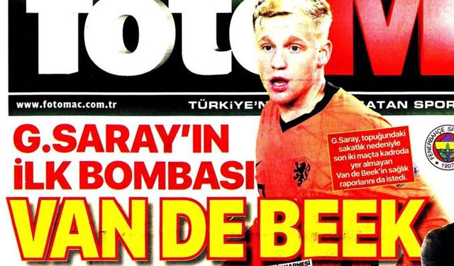 Galatasaray'ın ilk bombası Vaan de Beek