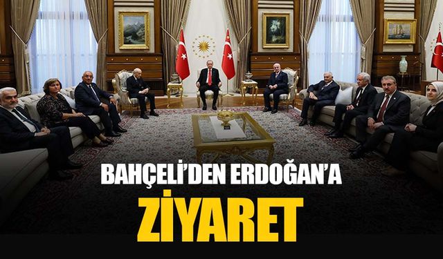 Erdoğan MHP lideri Bahçeli ve bazı siyasetçileri kabul etti