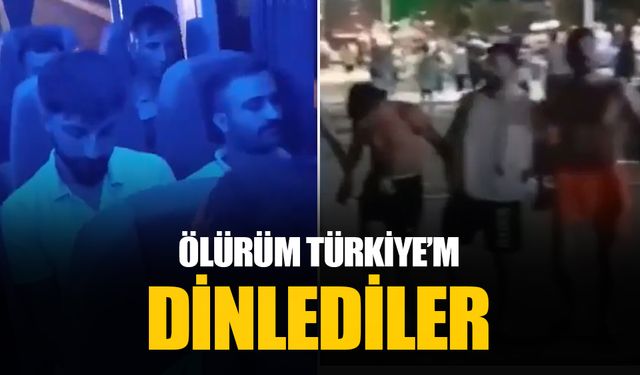 PKK elebaşı Öcalan lehine slogan atarak halay çekmişlerdi: Ölürüm Türkiye’m şarkısını böyle dinlediler