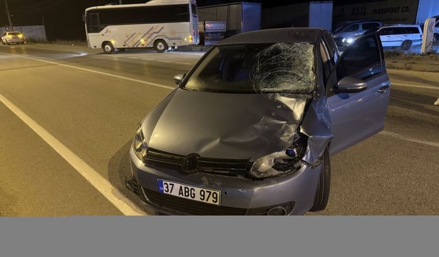 Kastamonu'da otomobilin çarptığı yaya öldü