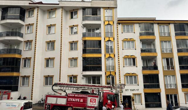 Sinop'ta olumsuz hava koşulları etkili oldu: Yangın ve hortum çıktı