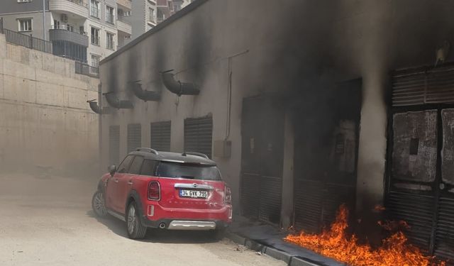 Mardin Eğitim ve Araştırma Hastanesi'nde yangın çıktı