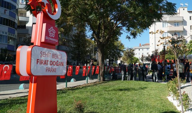 Şehit bekçi Fırat Doğan'ın ismi parkta yaşatılacak