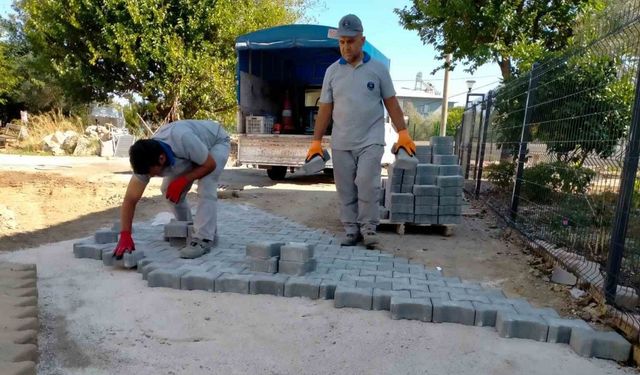 Kemer’de altyapı çalışmaları sürüyor