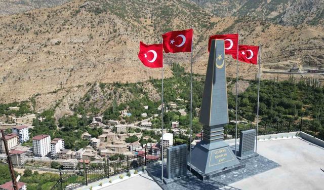 Uludere'de 154 şehidin ismi anıt üzerinde yaşatılıyor