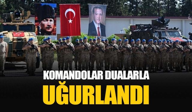 Osmaniye’de komandolar ’Barış Gücü’ çerçevesinde dualarla Suriye’ye uğurlandı