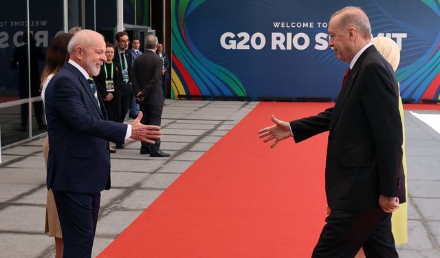 Cumhurbaşkanı Erdoğan, G20 Liderler Zirvesi resmi karşılama törenine katıldı