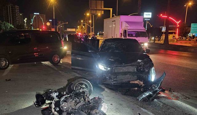 Adana’da otomobil ile motosiklet çarpıştı: 1 ölü