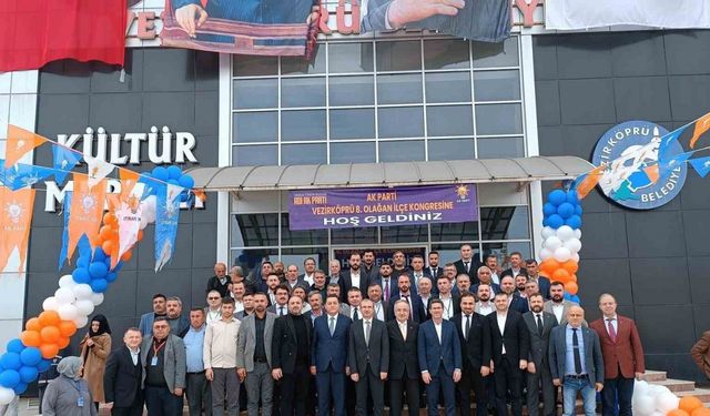 AK Parti Vezirköprü Kongresi yapıldı