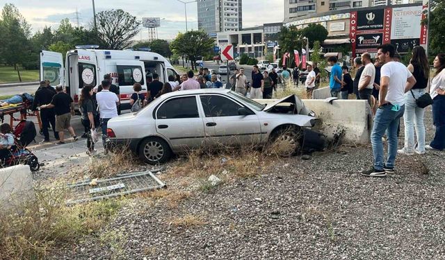 Ankara Etimesgut'ta kanında uyuşturucu tespit edilen sürücünün çarptığı kadın öldü