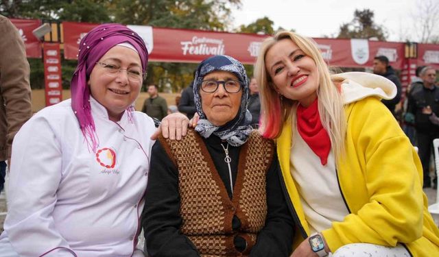 Edirne’de kadınlar en lezzetli yemeği yapmak için yarıştı