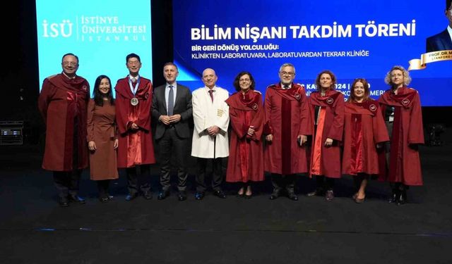 İstinye Üniversitesi Tıp Fakültesi Bilim Nişanı Prof. Dr. Michael Lim’e takdim edildi